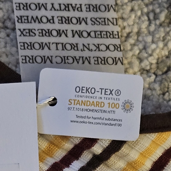 Neon & Nylon Striped dress NWT - Picture 15 of 15